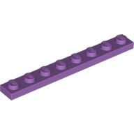 Lego destička 1x8, levandulová střední (4625022)